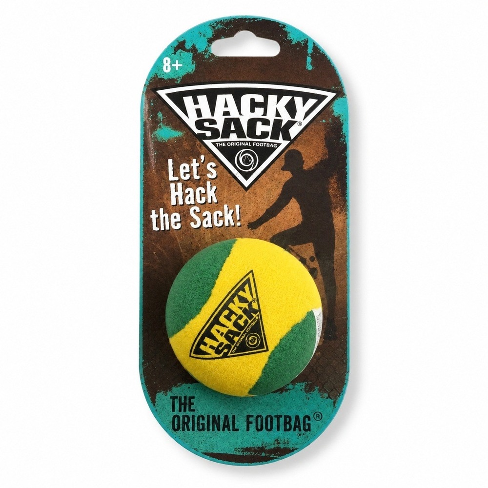 Hacky Sack The Original Footbag Unisex Yellow Green New Retro Skater Sport